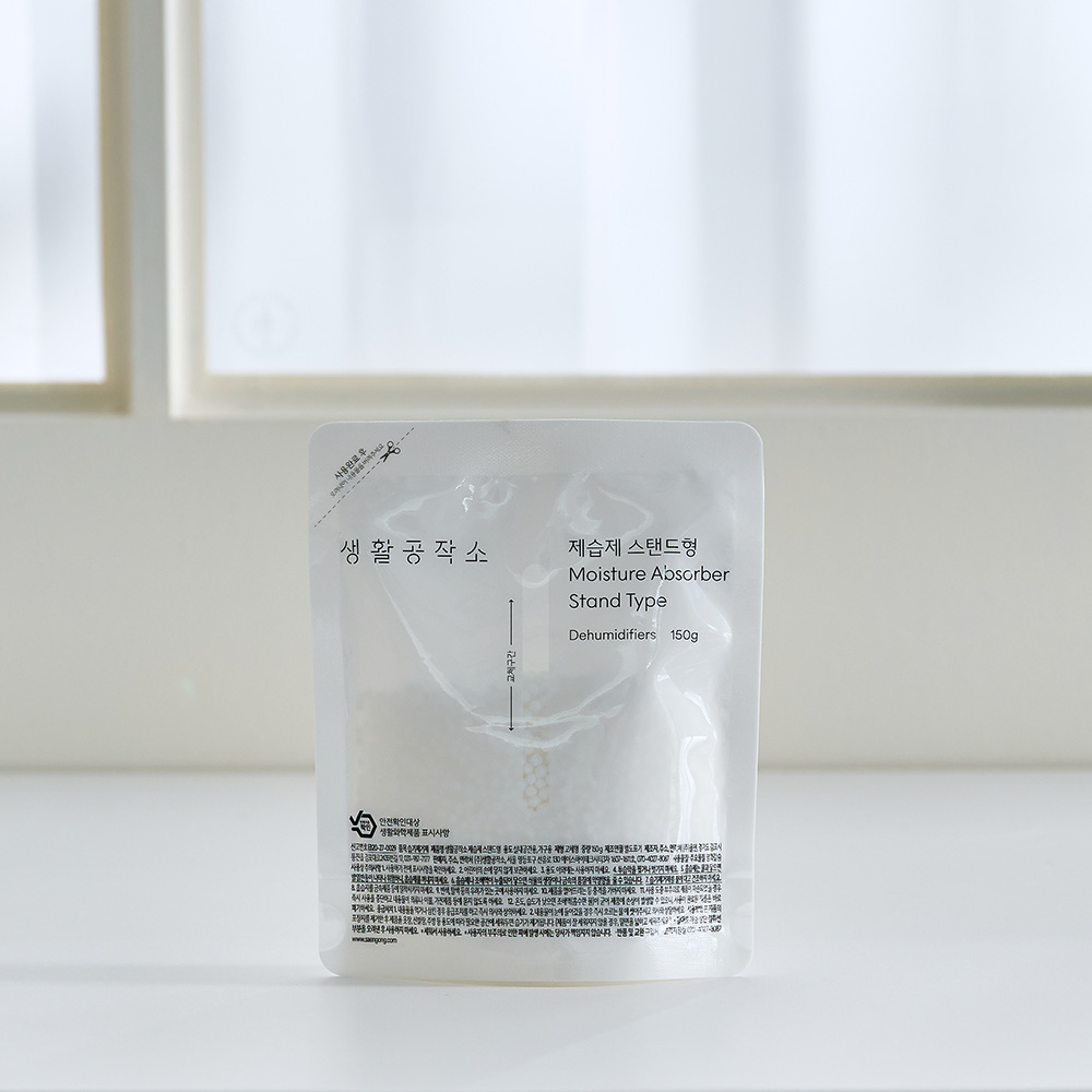 교체 구간과 내부 상태를 확인할 수 있는 150g 파우치 · 판매 구성은 10개